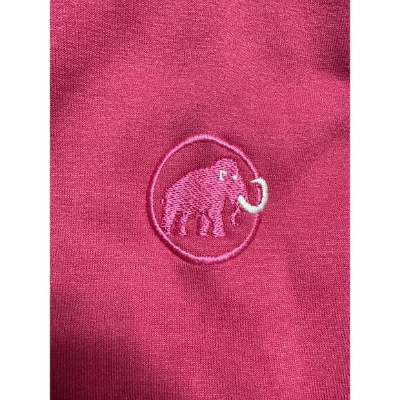 Mammut Women’s Hooded Jacket Size M Magenta Polartec Power Stretch Fleece - Picture 9 of 11
